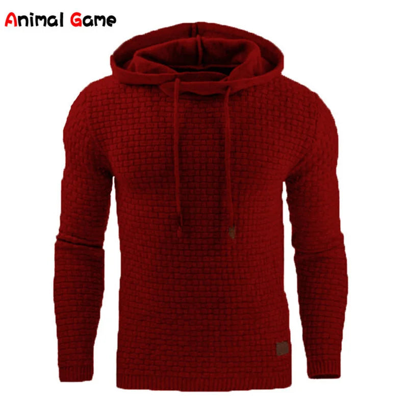 Warm Solid Color Casual Hoodie / Oversize Sweatshirt