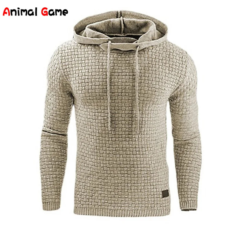 Warm Solid Color Casual Hoodie / Oversize Sweatshirt