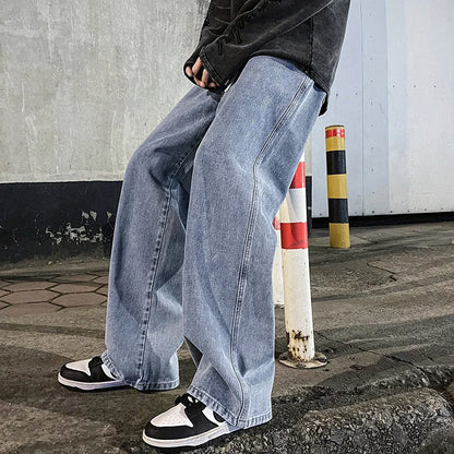 Men Jeans Korean Version / Casual Pants / Loose Wide Leg Jeans