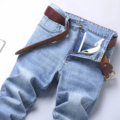 Men Luxury Classic Style Jeans Business