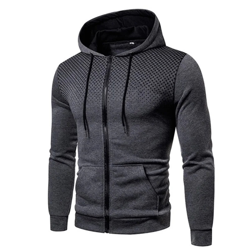 Hoodie Zipper / Hoodie Sweatshirt Sport Outdoor / Slim Fit Sweatshirt