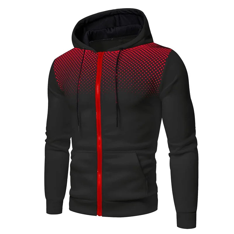 Hoodie Zipper / Hoodie Sweatshirt Sport Outdoor / Slim Fit Sweatshirt