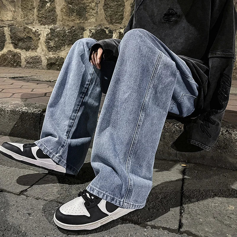 Men Jeans Korean Version / Casual Pants / Loose Wide Leg Jeans