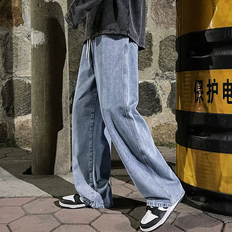 Men Jeans Korean Version / Casual Pants / Loose Wide Leg Jeans