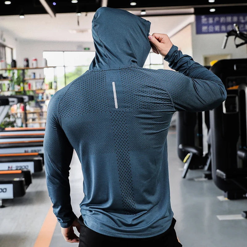 Men's Fitness Sport Hoodie / Muscle Training Sweatshirt